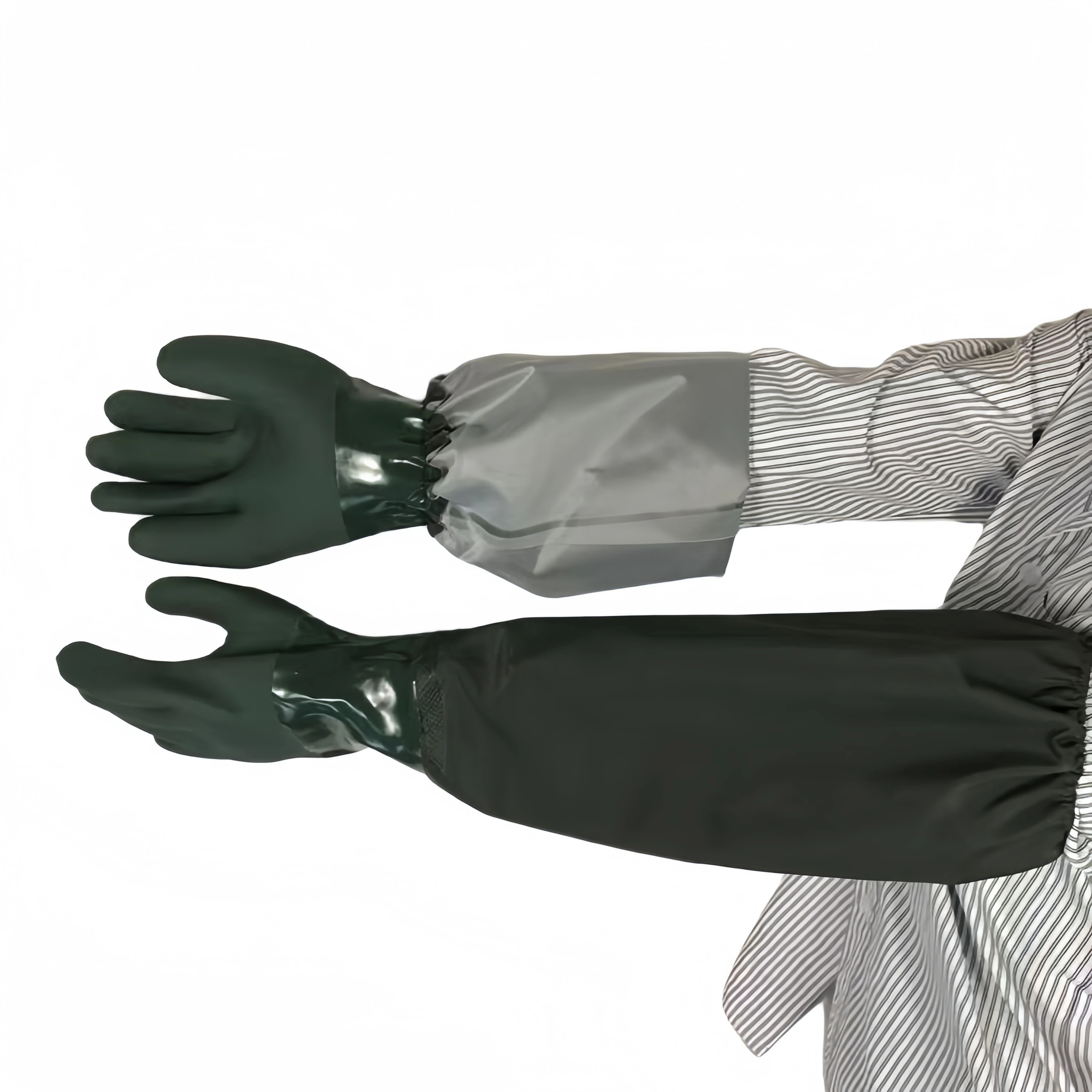 Water Working Gloves Thickened Lengthened Wear-resistant Waterproof Seafood Planting Rubber protective gloves garden work gloves cotton work gloves horticultural gloves