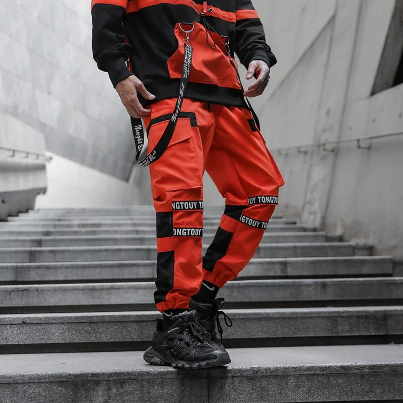 Hip Hop Men‘s Streetwear Pants Men Cargo Pants Jogger Casual Trousers New Multiple Pockets Harem Pants Male Fashion Sweatpants