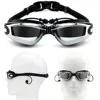Black 3D Swimming Goggles Myopia 200-450 Frame High-Definition Soft Silicone Waterproof Anti Fog Swimming Goggles For Men Women