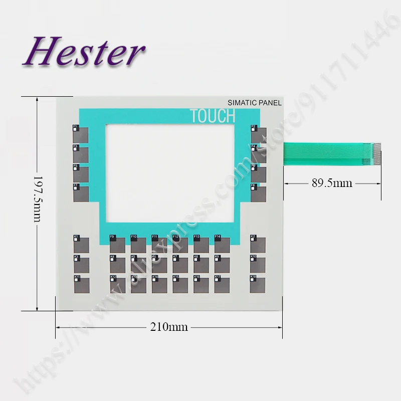 6AV6642-0DC01-1AX0 6AV6 642-0DC01-1AX0 OP177B 멤브레인 버튼 스위치용 멤브레인 키패드 키보드