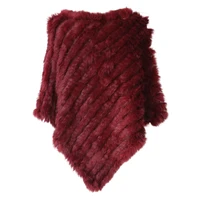 Polyester Knit Shawl Versatile And Eco-friendly Fashion Accessory Comfortable Winter Fur Shawl