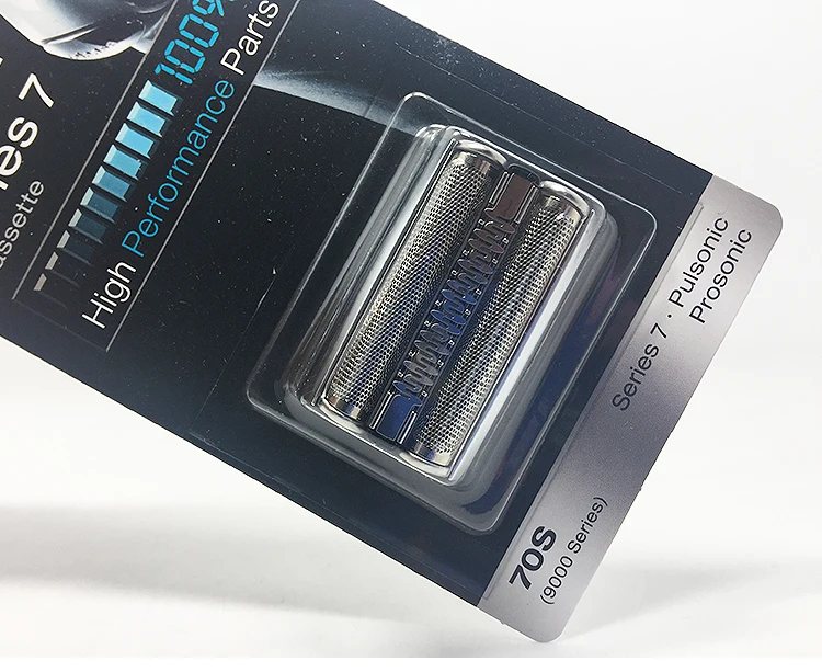 

Silver 70S Foil & Cutter Head Cassette Fit For BRAUN Series 7 790cc-4 720-4 760cc-4 7865cc 7899 720/740/750/760 Razor Mesh Grid