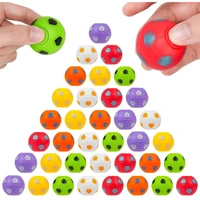 10/30pcs Mini Fidget Spinner Soccer Ball Toy for Kids,Soccer Party Favors Goodie Bag Stuffer,Rotatable Soccer Finger Stress Ball