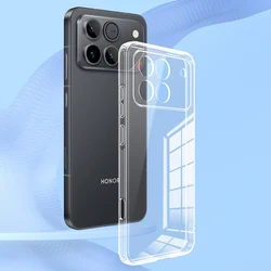 Crystal Clear Silicone TPU Phone Case with Camera Protection - Slim & Durable Design for Honor Win RT (Clear)