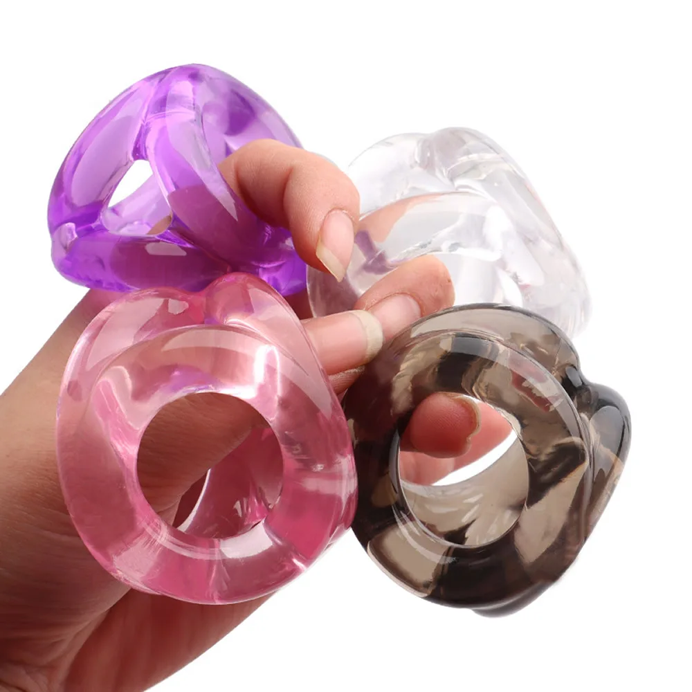 PCS / SET 4 anelli riutilizzabili in silicone per sperma anello ingrandimento eiaculazione ritardata giocattoli del sesso per uomini manica_voghion.com