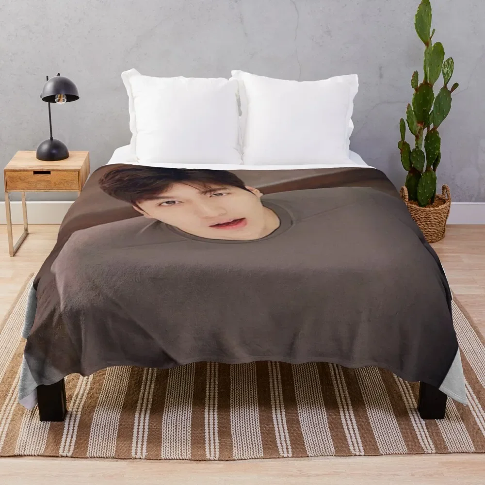 

Lee Min-ho Throw Blanket anime sofa bed Thin Soft Blankets