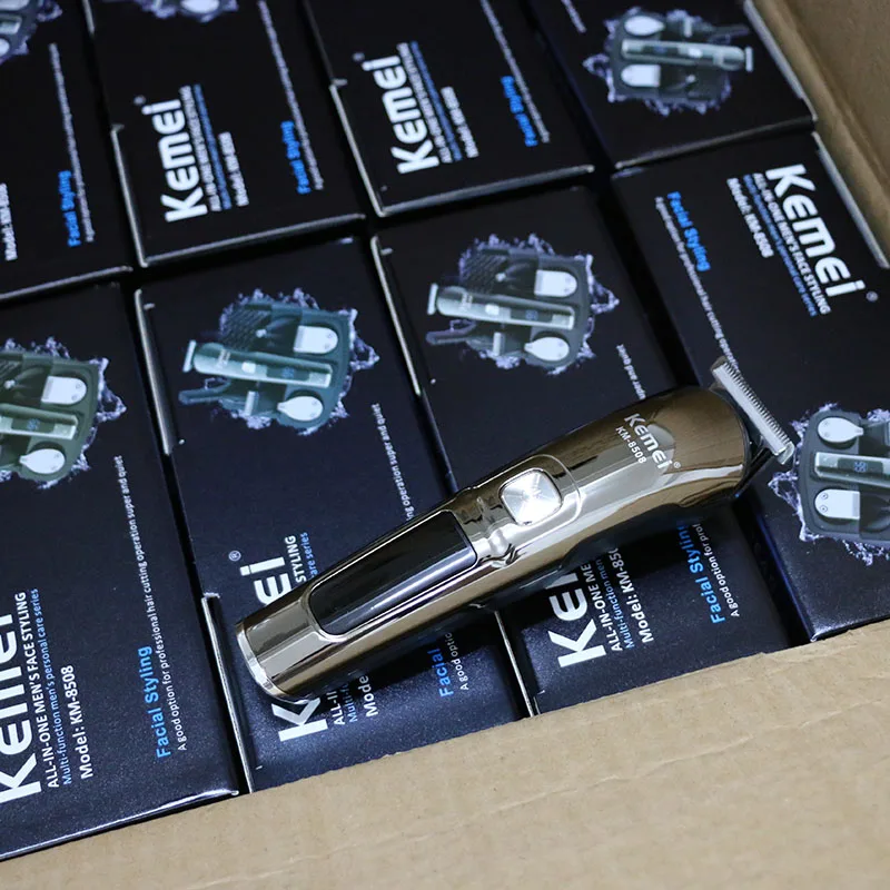 Kemei KM-8508 Hair Clipper Hair Trimmer Electric Clipper Razor Shaver Beard Trimmer Men Shaving Machine Cutting Nose hair clipper electric shaver hair trimmer ear and nose hair trimmer