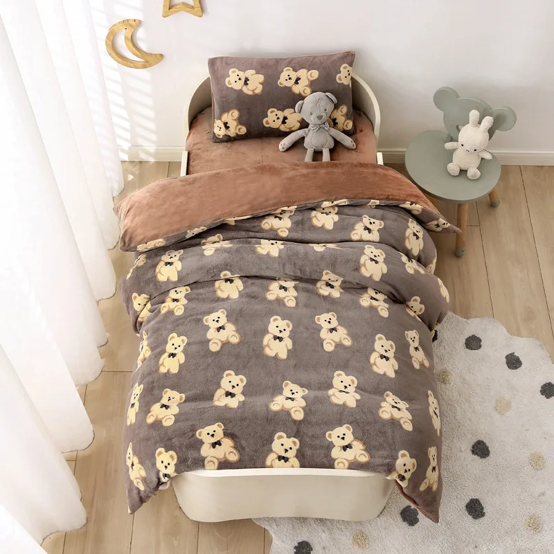 3Pcs/set Cartoon Baby Bedding Set For 
