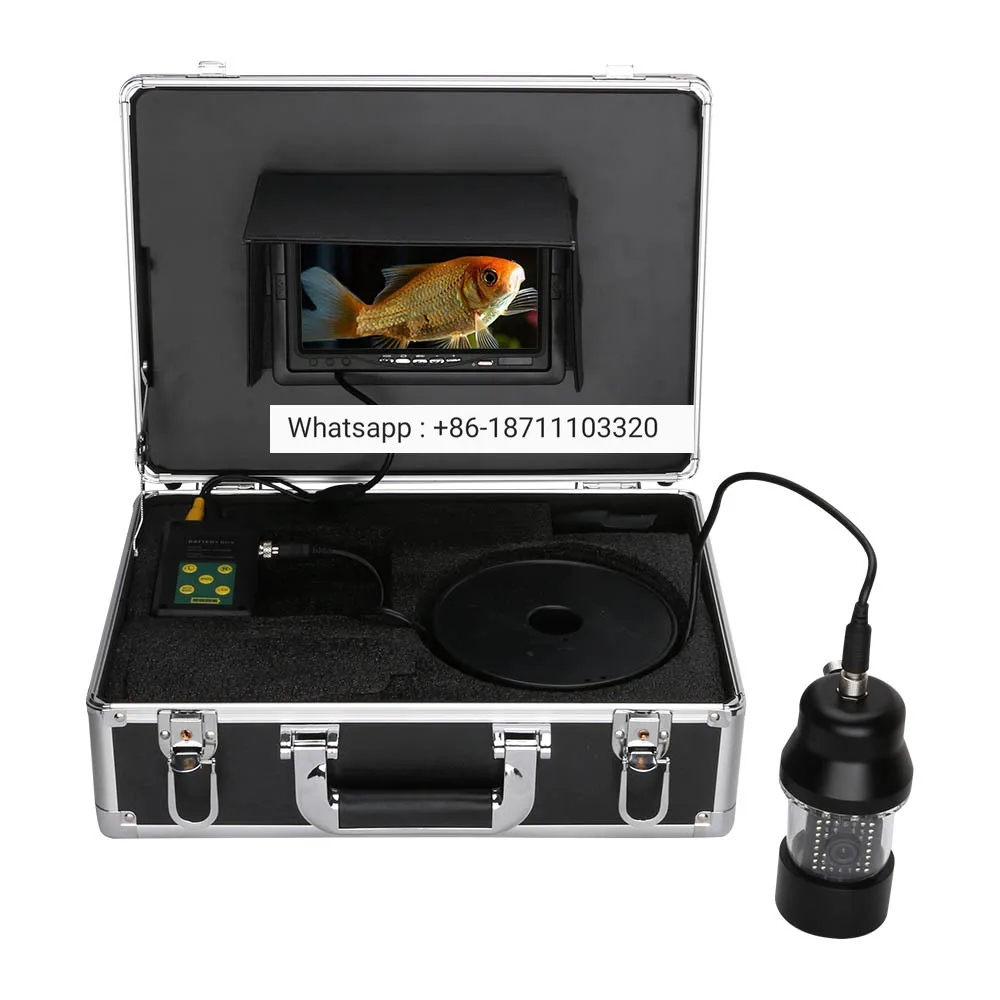 

7 Inch DVR Recorder 20m Underwater Fishing Video IP68 Waterproof 38 LEDs 360 Degree Rotating
