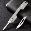 Mini Performance Folding Machinery Cost Scalpel Medical Folding Knife EDC Outdoor Unpacking Pocket Knife 6