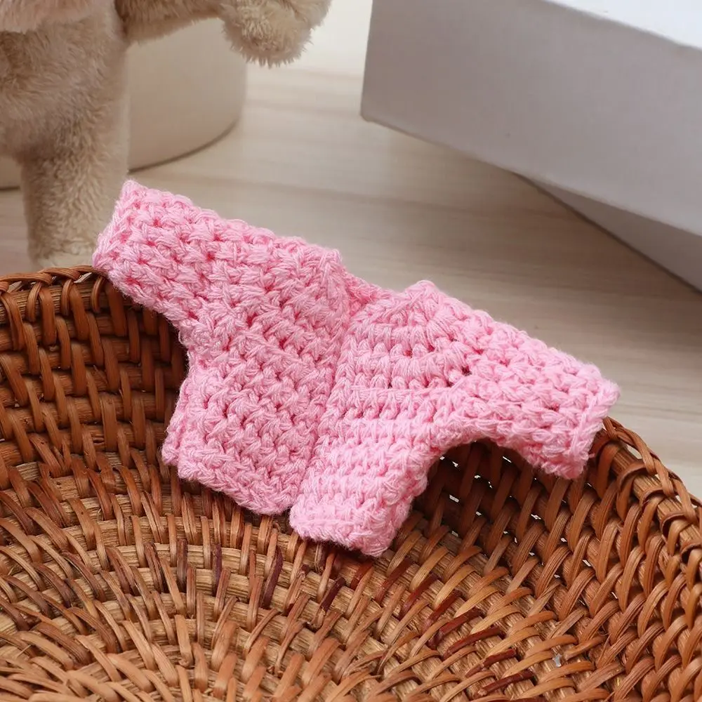 10 cm Baumwolle Mode Puppe Pullover Winter Multistyles Gestrickte Mantel Kleidung Zubehör für 10 cm Baumwolle Puppe/für Idol Puppen – Detail 9