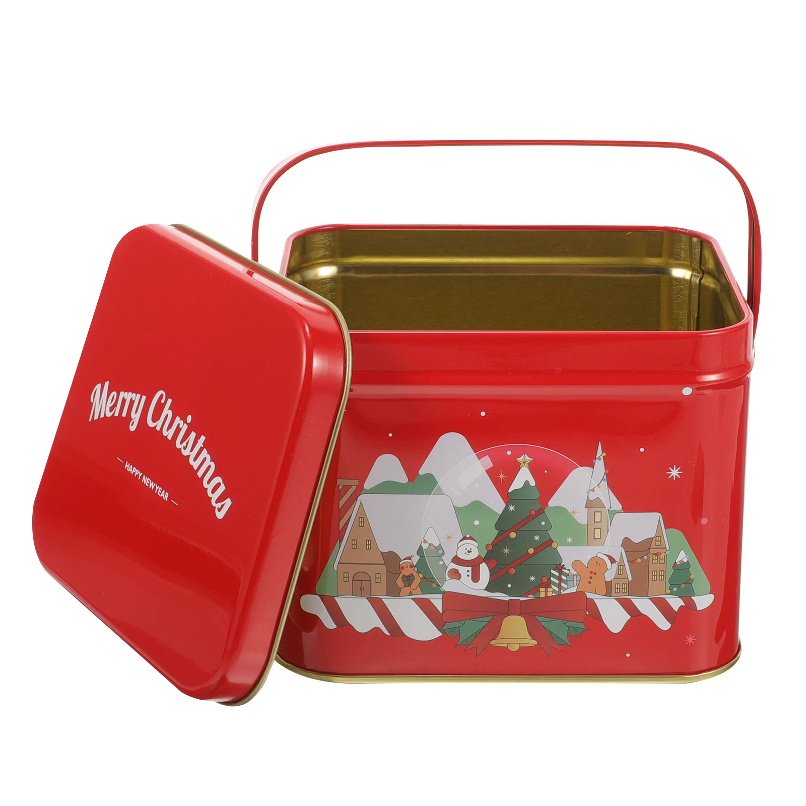 

Christmas Iron Box Cookie Container Chocolate Tea Snacks Treat Small Gift Box Piggy Bank Shaped Storage Box Xmas Party Supply