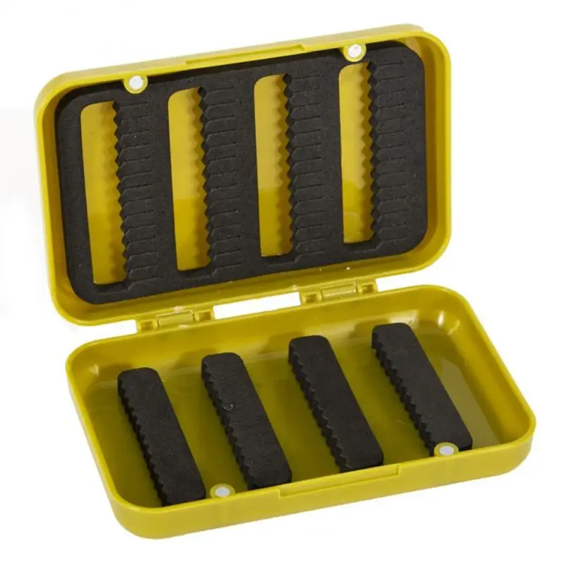 Portable Fishing Bait Storage Box Plastic Foam Fly Flies Lure Hook Multi-purpose |