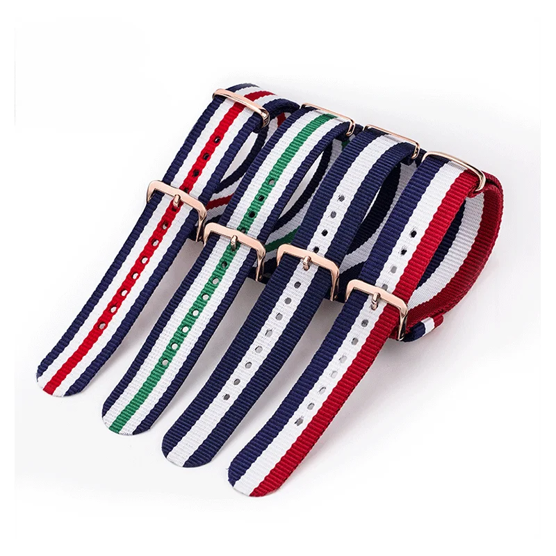 Cinturino Da Arrampicata In Nylon Per Dw Daniel Wellington Canvas Solid Stainless Steel Buckle Uomo Donna Cinturino Per Orologio Multicolore