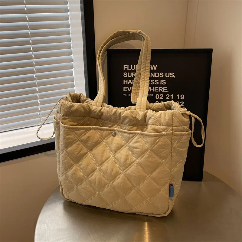 

Large Capacity Women's Shoulder Bags Hasp 2024 Casual Simplicity Solid Color Soft Youth Ladies Bags Bolsas Para Mujeres