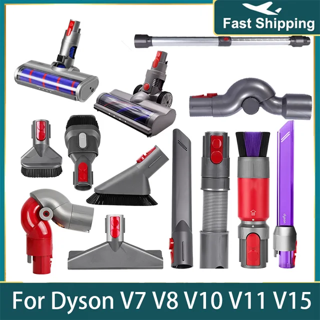 Для Dyson DC V6 V7 V8 V10 V11 V15 V12 Аксессуары для тонкого пылесоса Головка роликовой щетки Моющийся HEPA-фильтр Запасные части 1