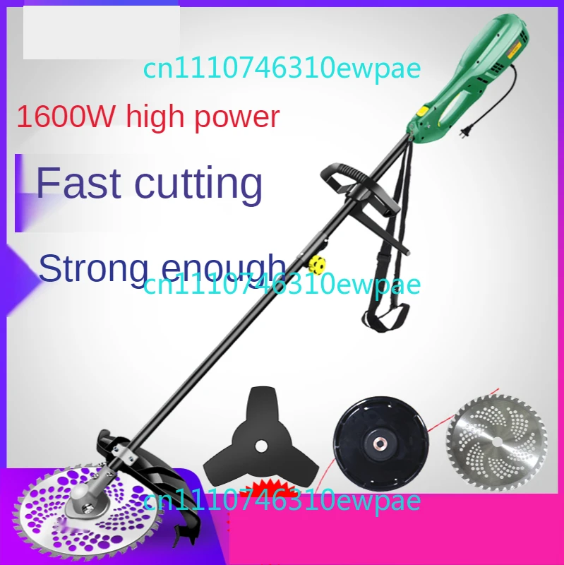 다기능 전기 잔디깎이 220V 1400W 잔디 트리머 브러시 커터 벼 수확기