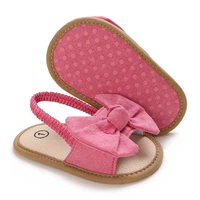 Summer Big Bowknot Breathable Comfortable Soft Sole Princess Sandal Shoe Of 0-18 Months Newborn Male and Female Baby 3