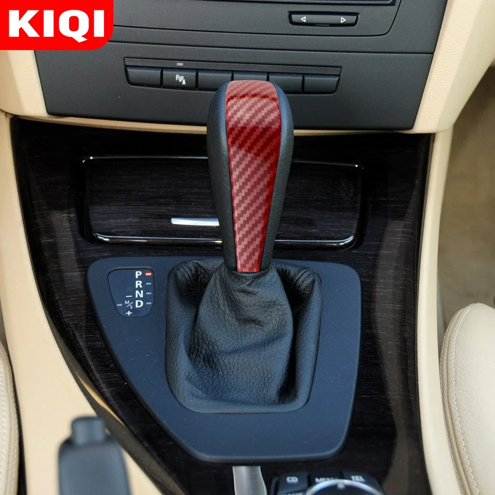 BMW 3 Series 1 E90 E92 E93 M3 Gear Shift Knob Gaiter Cover Leather Black