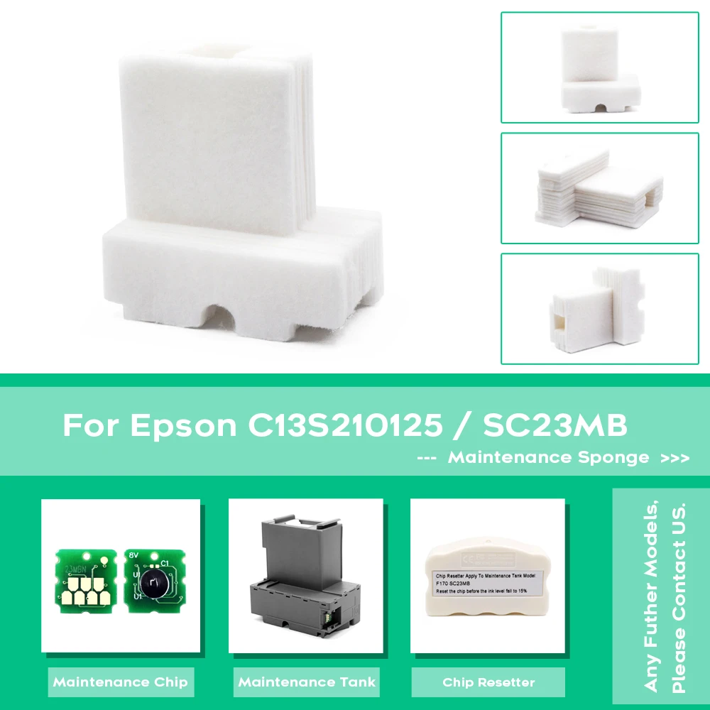 S2101 C13S210125 Maintenance Box Sponge For Epson SC-F100 SC-F130 SC-F160 SC-F170 SureColor F100 F130 F160 F170 Printer