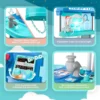 2 in 1 Doctor Kit for Kids Pretend Play Medical Station with Stethoscope Thermometer Sounds & Lights Doctor Toys for Boys Girls 3