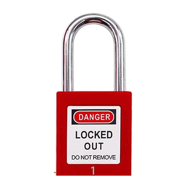 Lockout Tagout Kit, Nylon Ties, Safety Padlocks With Number,Group Lockout Hasps, Universal Kit With Red Pocket Bag Durable-Y41A 1