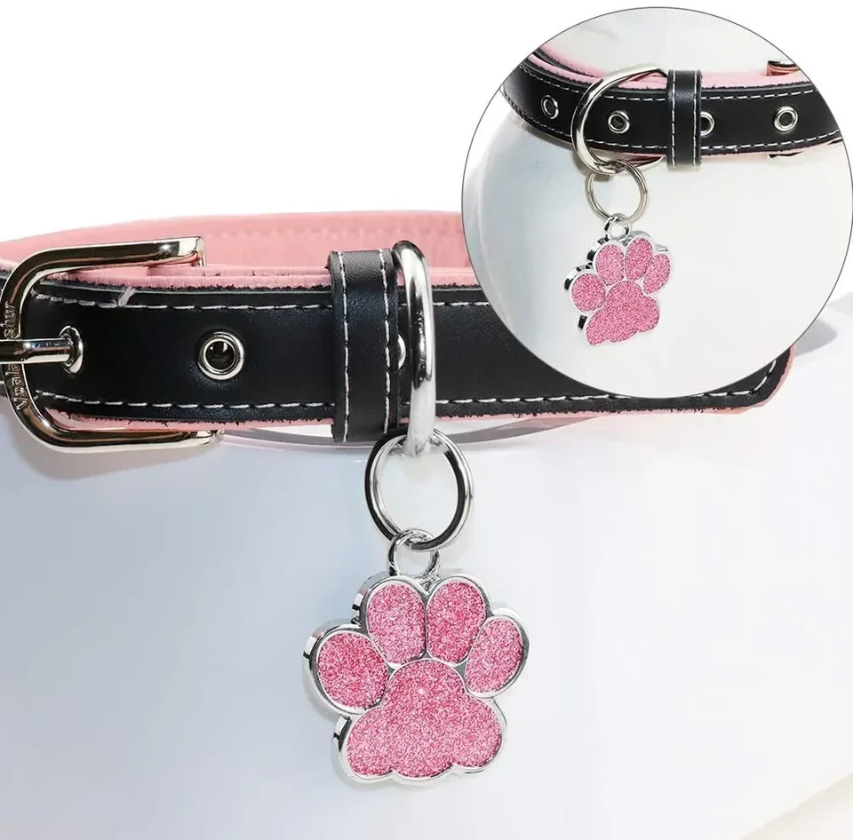 Strass Forma Ossa Etichette Cane Personalizzate Disco Nome - Foto 2