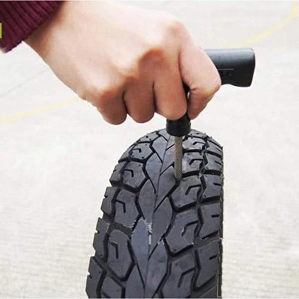 Kit de réparation de crevaison de pneus de voiture / auto, vélo /  bicyclette crevé NEUF - Équipement auto