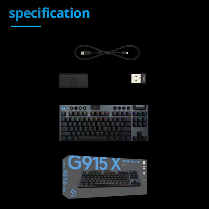 Logitech G915 X Lightspeed TKL ワイヤレス メカニカル ゲーミング