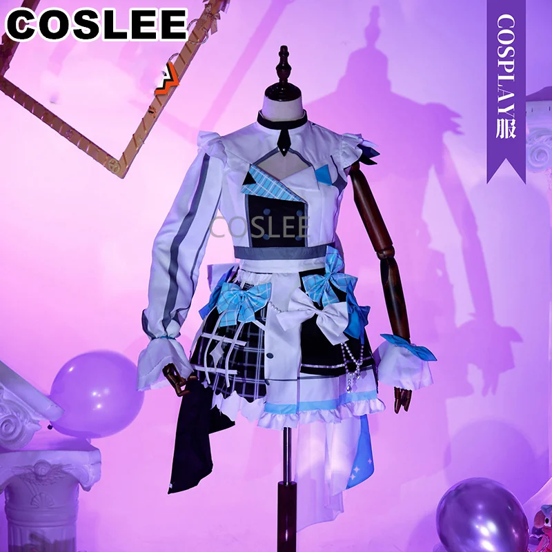 

COSLEE Vtuber Hololive 4th Nanashi Mumei Gawr Gura Cosplay Costume Lovely Dress Uniform Halloween Outfit Women New 2023