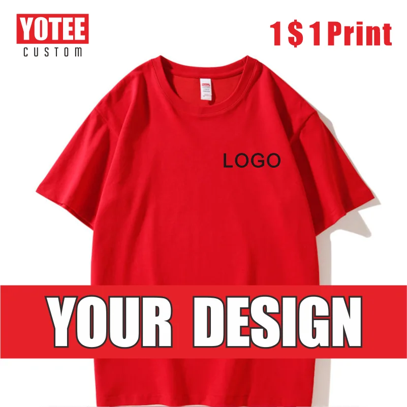 

Летняя Готическая Мужская свободная футболка YOTEE с логотипом на заказ, футболка большого размера, модная уличная футболка с круглым вырезом...