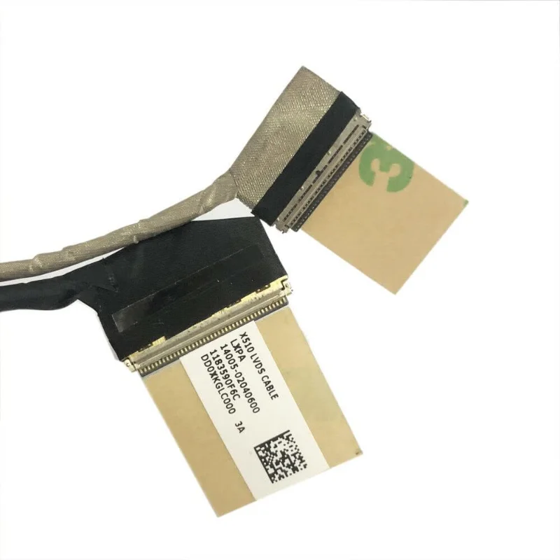 LCD LVDS Video Cable for ASUS VIVOBOOK F510UA X510UA-3B X510UQ X501UN X510UR S510 S5100 DD0XKGLC020 DD0XKGLC000 DD0XKGLC010 laptop display cable