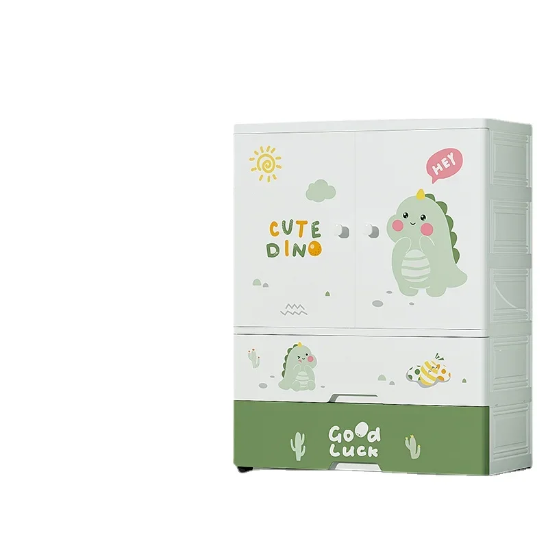 Cute Shelf Wardrobes Closet Kids Bedroom Baby Storage Organizer Hangers Dressers Meuble De Rangement Modern Furniture CY50CW