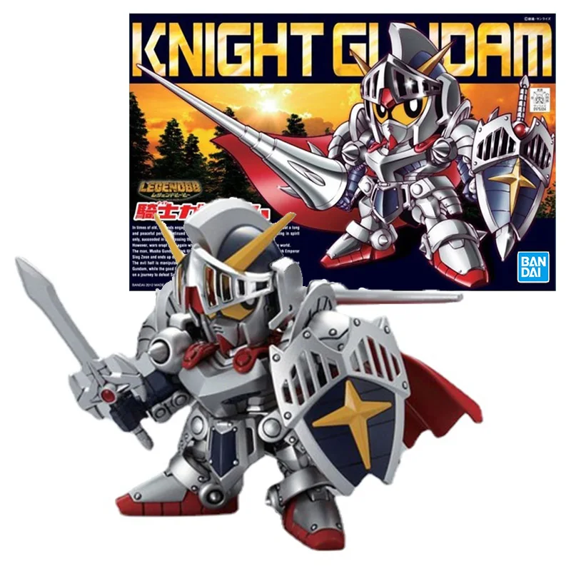 

Original Genuine Gundam Model Kit Anime Figure SD BB370 Knight Gundam Collection Gunpla Anime Action Figure Toys for Children