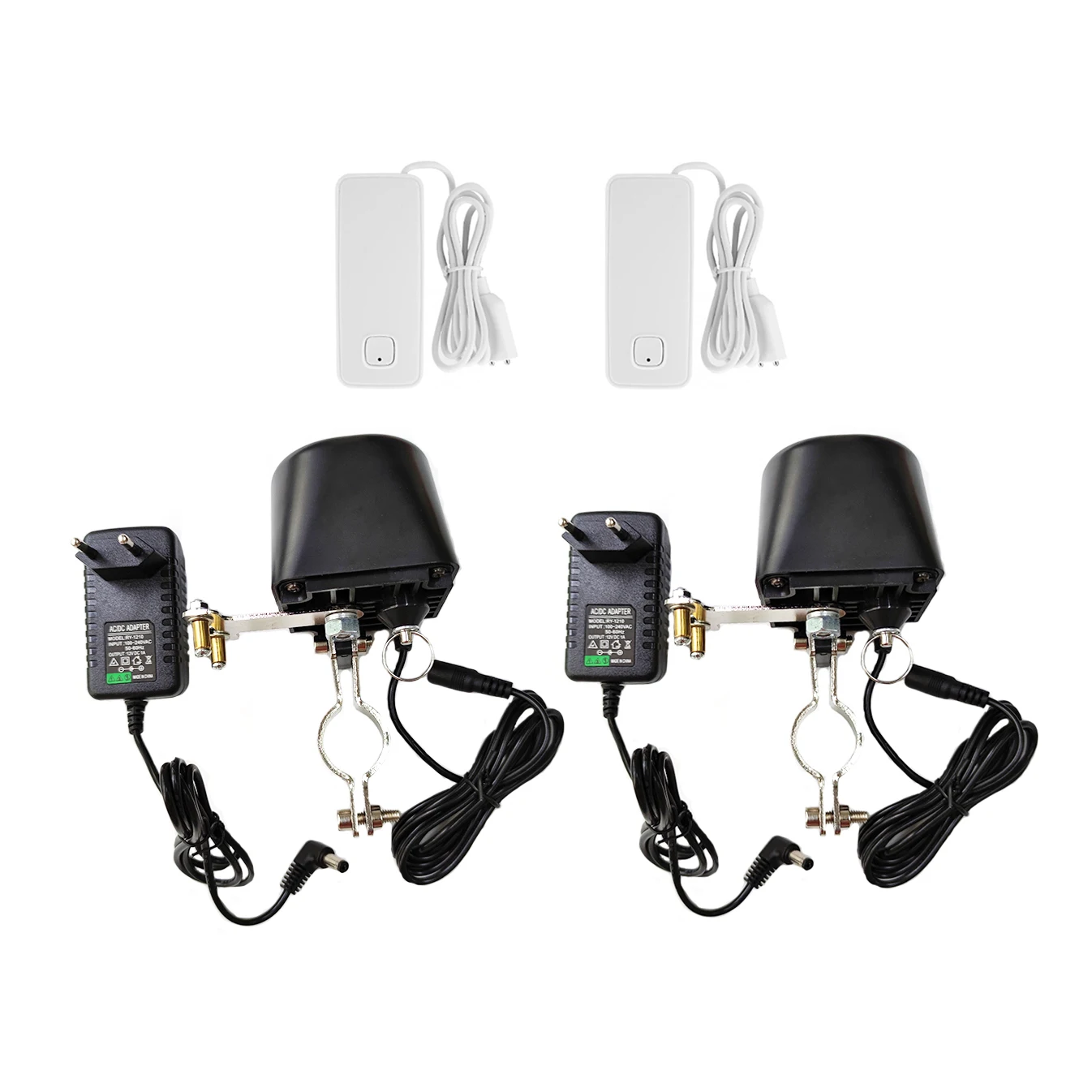 

Датчик утечки воды Tuya Wi-Fi, умный манипулятор с клапаном 1/2 дюйма (DN15) 3/4 дюйма (D20) и 2 шт. датчик воды Tuya Wi-Fi против утечки воды