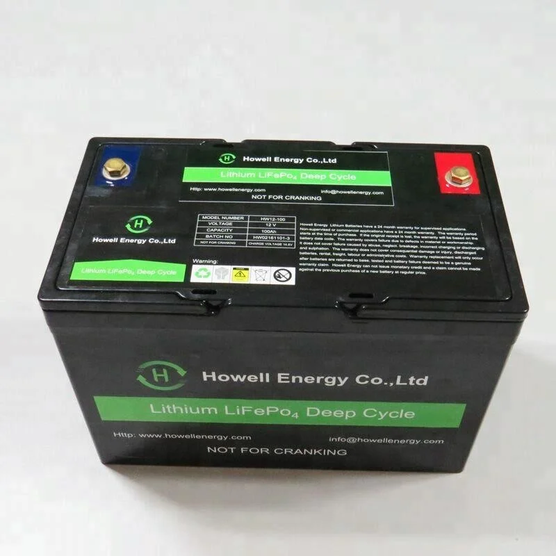 

high quality lifepo4 12v 100 ah lithium battery