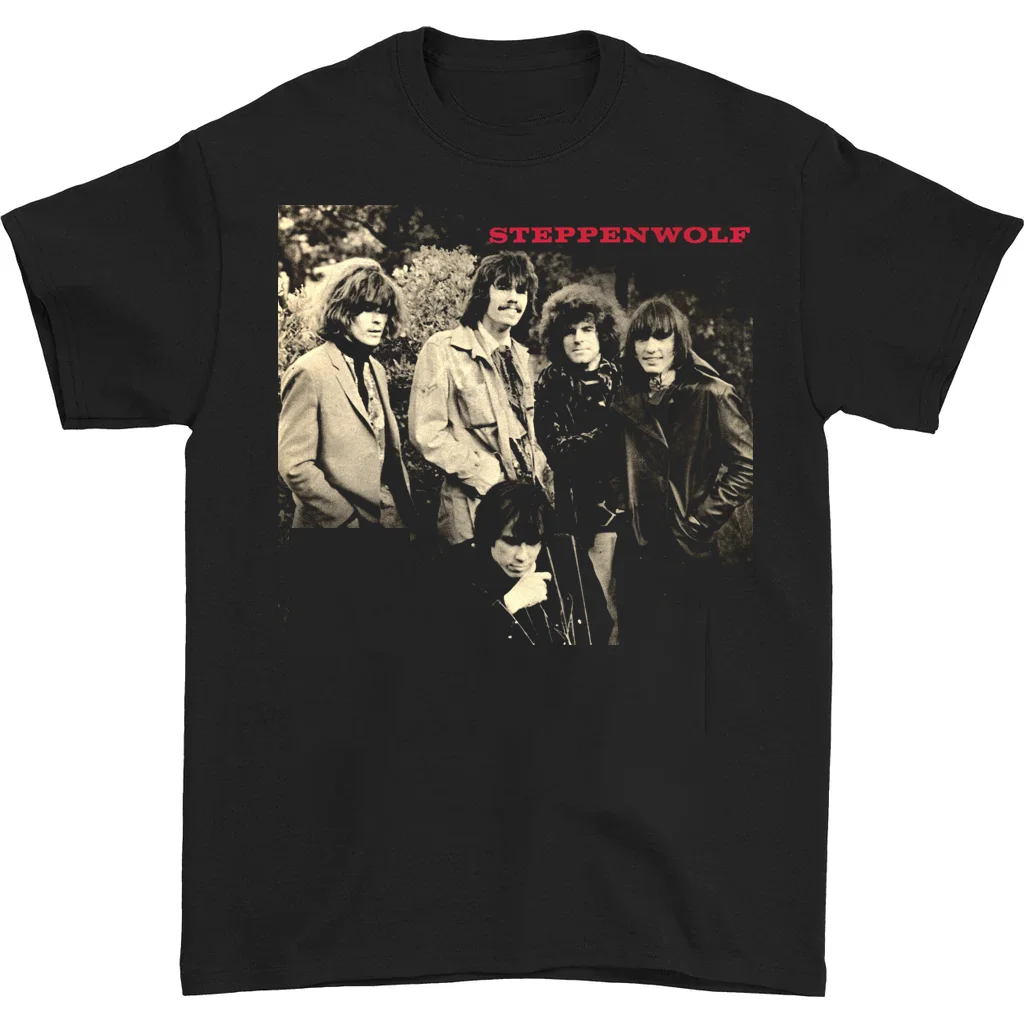 

Steppenwolf Band Album T-Shirt Black Unisex Cotton