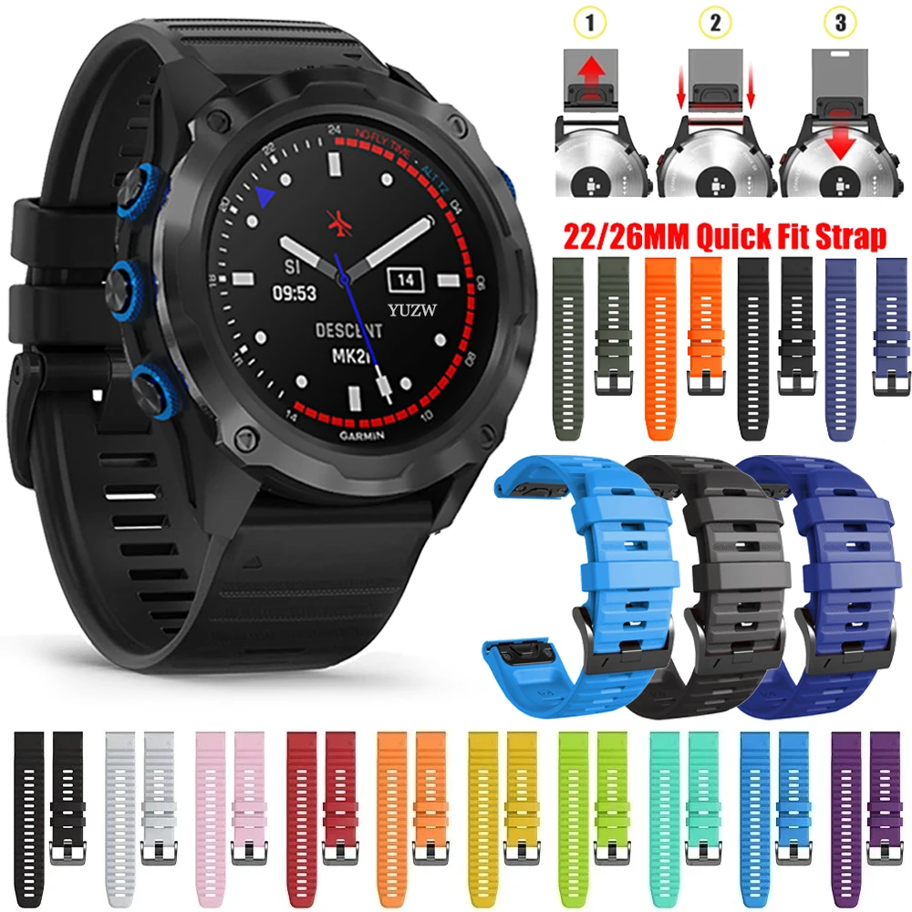 Easyfit Silicone Quickfit Watch Strap - Premium Wristband Bracelet