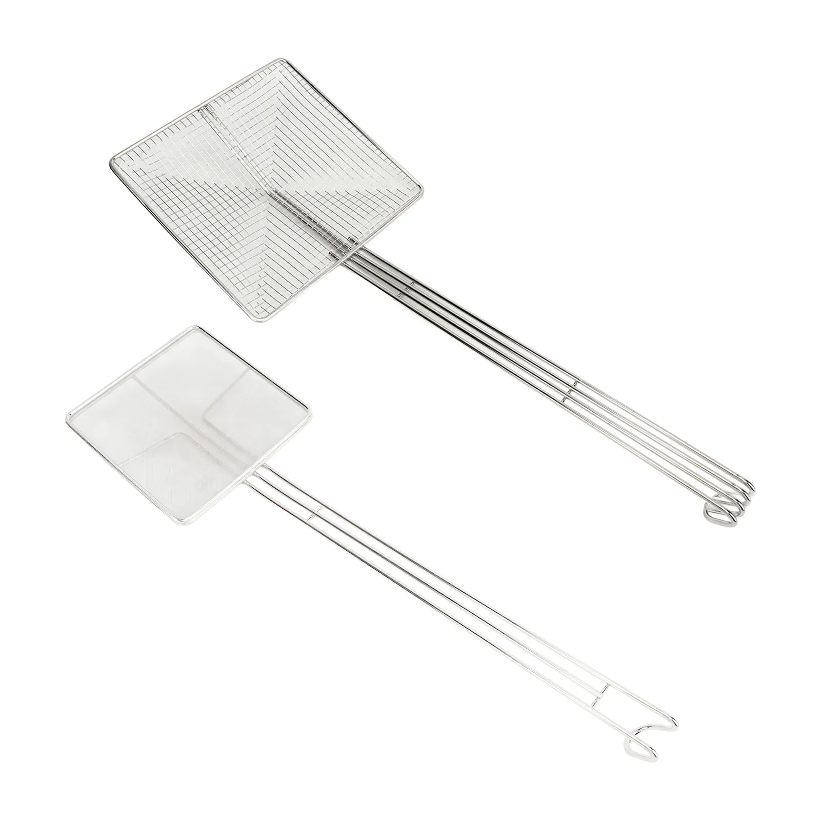 304 Stainless Steel Cooking Skimmer Spoon Multifuntional Hook Design Dishwasher Safe Strainer Skimmer Ladle for Frying