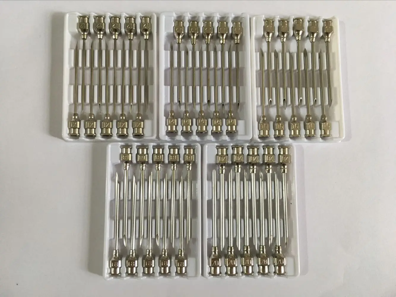 #4 #4.5 #5 #5.5 #6 To #20 Stainless Steel Veterinary Needle Syringe Needle Dispensing Needles Laboratory Sampling 10pcs