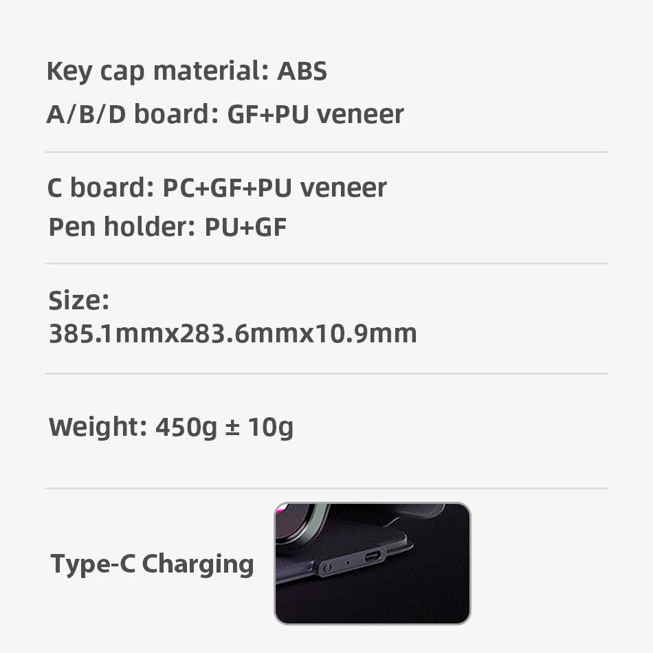 Original Xiaomi Keyboard Case For Redmi Pad Pro Bluetooth Keyboard 64-key layout 210mAh Battery Double-sided PU Protective Shell tablet keyboard case bluetooth keyboard case