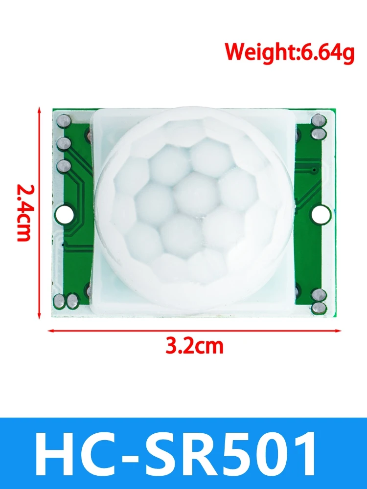 Mini IR pyroelektrik kızılötesi PIR hareket insan sensörü otomatik dedektör modülü AM312 sensörü DC 2.7 ila 12V