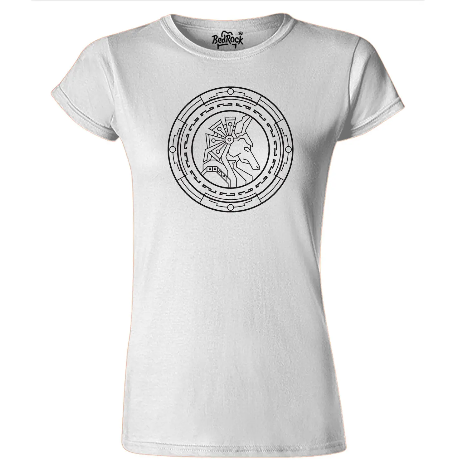 Maglietta Anubis Da Donna Testa Di Sciacallo Di Dio Egiziano Maniche Lunghe O Corte