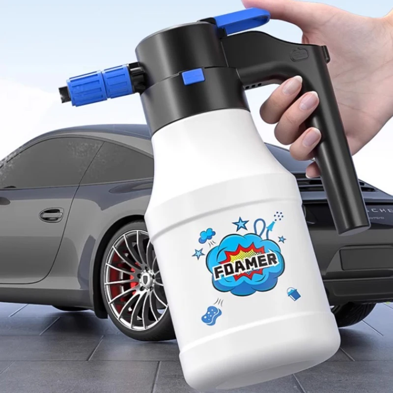 전동 펌프 폼 분무기, 고압 세차용 공압 세척기, 가정용 청소용 폼 스노우 세차 스프레이 병