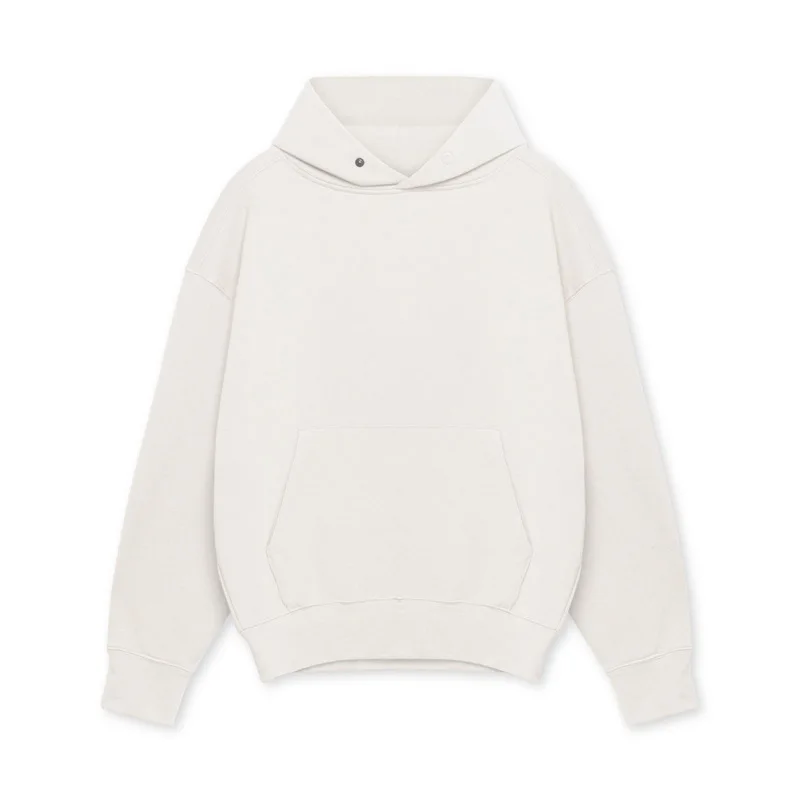 2024 Spring Autumn KPOP Fashion Style Harajuku Slim Fit Tops Loose Casual All Match Ropa Hombre Solid Pockets Hooded Sweatshirt