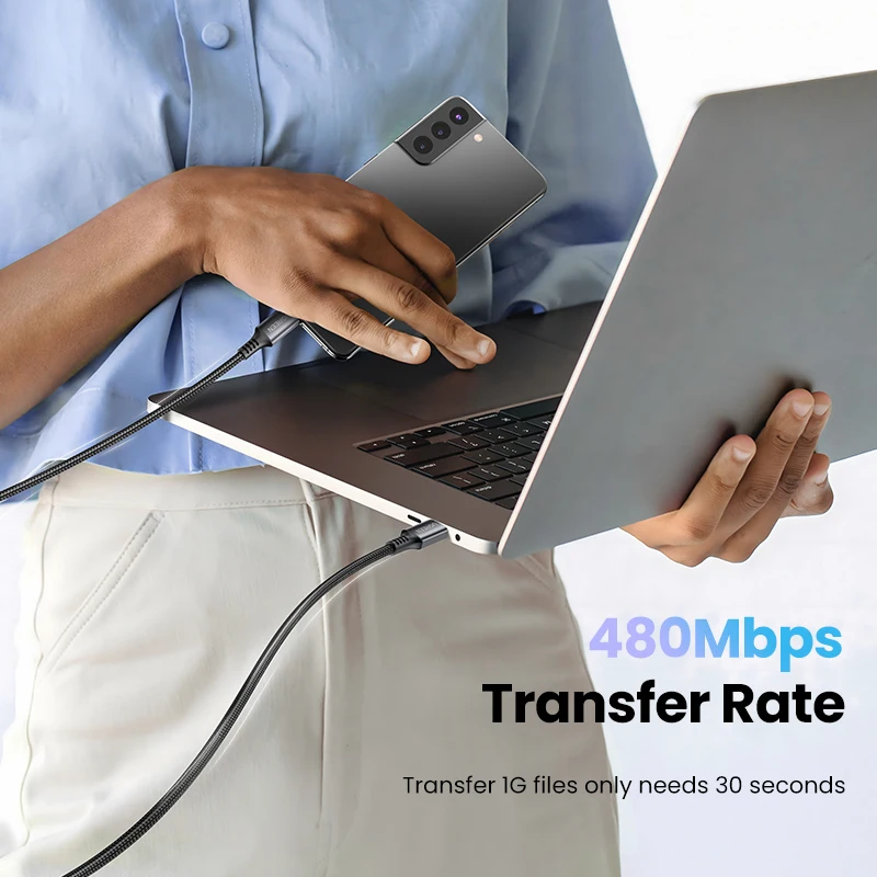 UGREEN USB Type C to Type C PD100W Fast Charging Cable QC 4.0 for Macbook Samsung Huawei USB C to USB C 100W USB Type C Cable