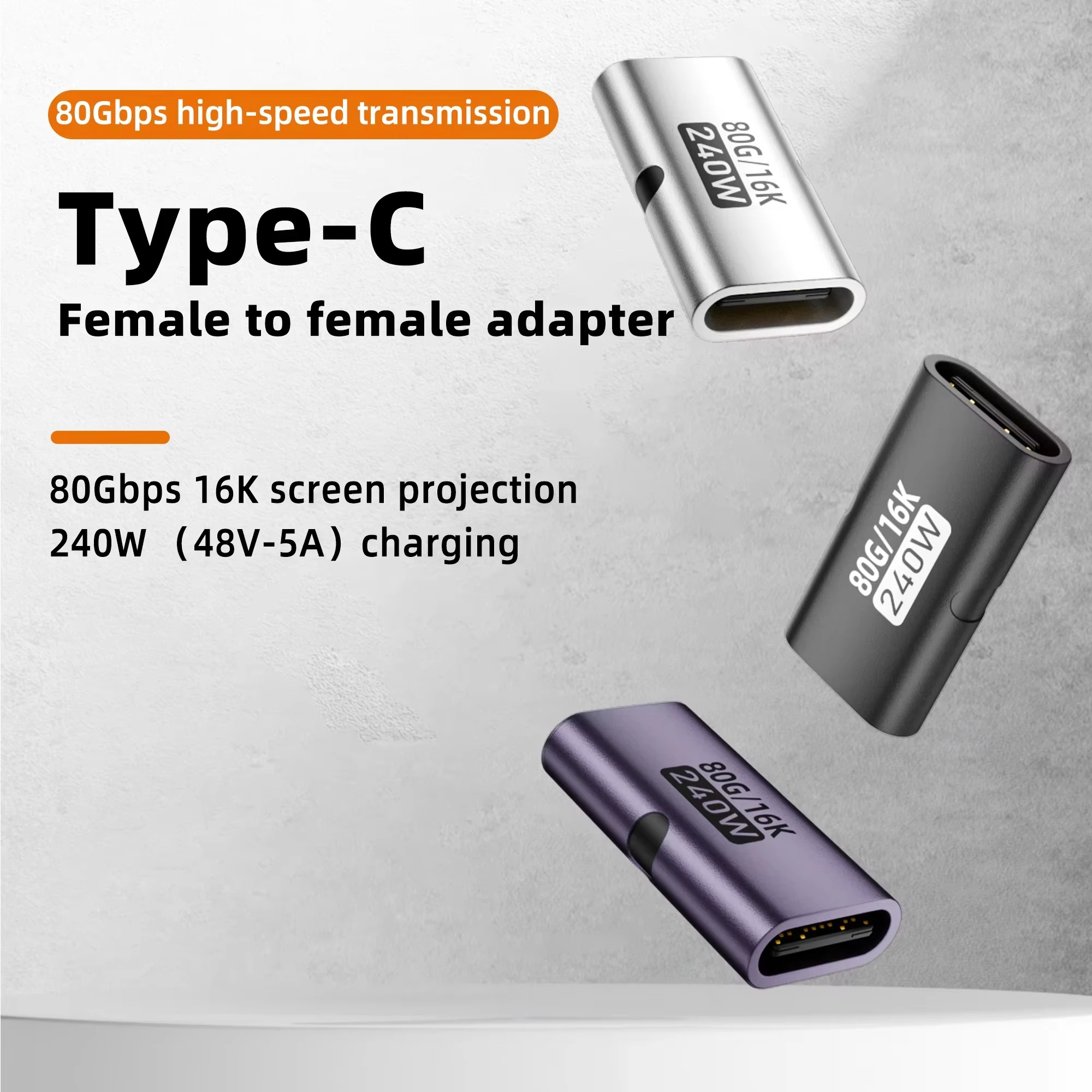 รูปสินค้า อะแดปเตอร์ USB4 80Gbps รองรับชาร์จเร็ว 240W