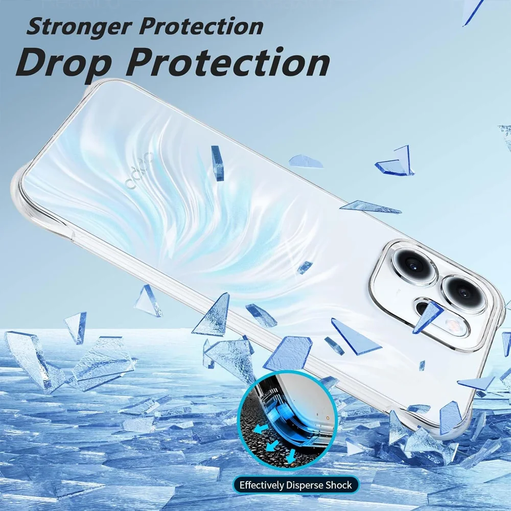 Shockproof Transparent Silicone Armor Phone Case