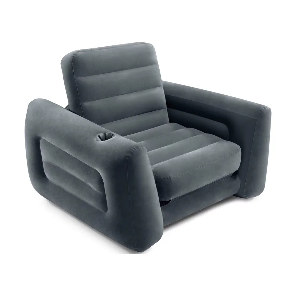 

Pull-Out Chair,accent chair for living room,Suitable for living room, bedroom, dormitory, study room, Charcoal Gray