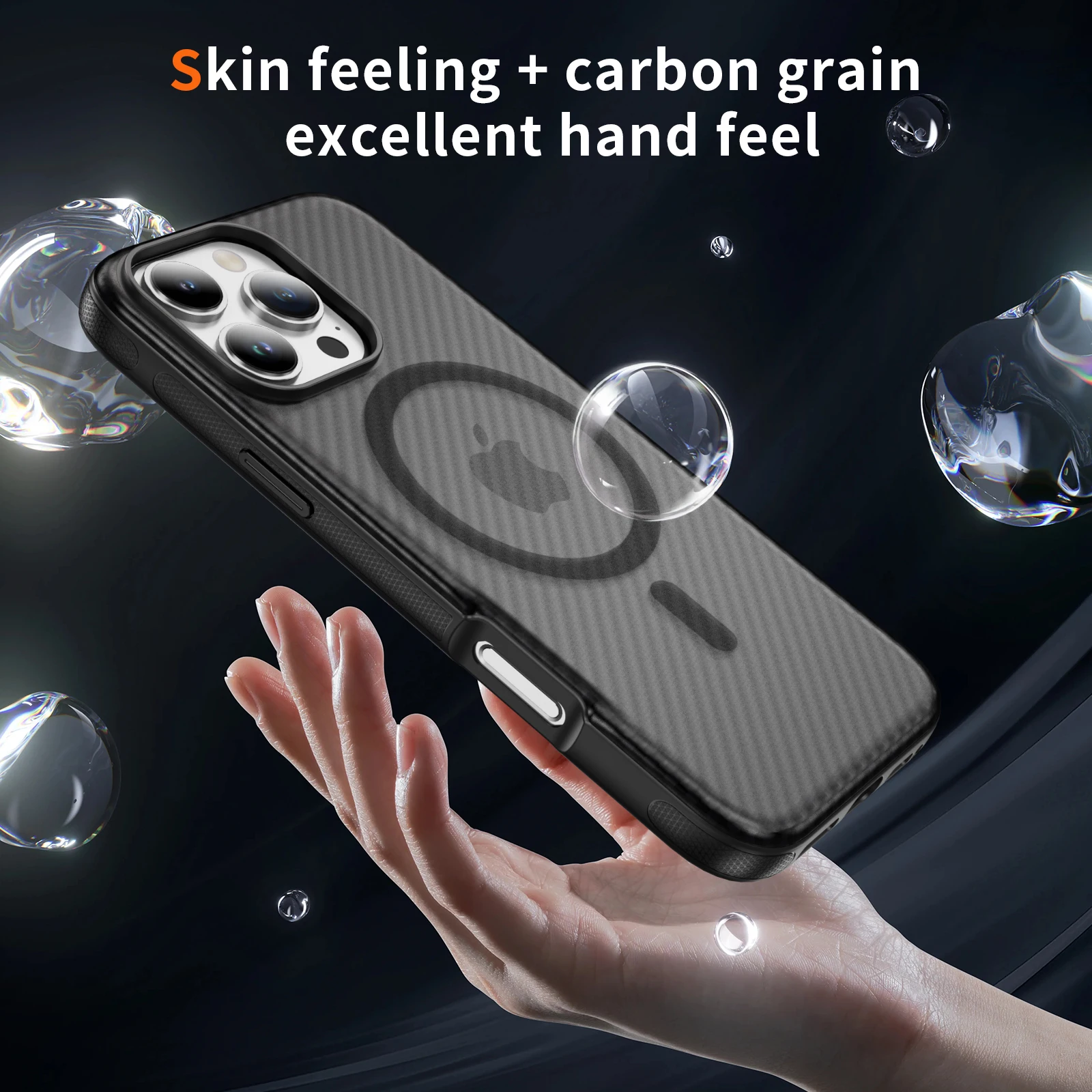 iPhone Carbon Fiber MagSafe Shockproof Case 3